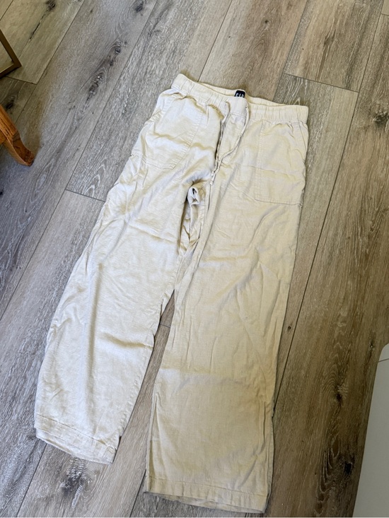 GAP Pants - GAP Men's Light Beige Drawstring Joggers